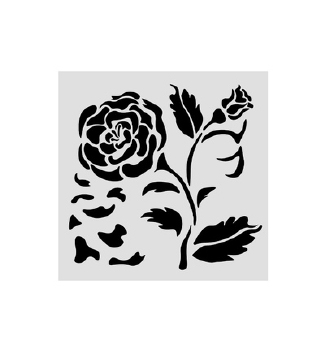 Stamperia Mask Stencil Big Rose KSTDS36