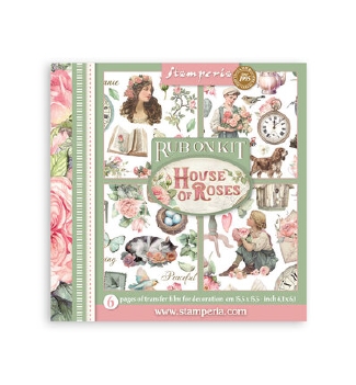 Stamperia Rub On Selection House of Roses DFLRBX13