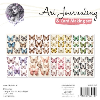 Fairybells Card Making Backgrounds Kleurrijke Vlinders 99080/090