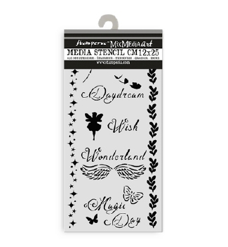 Stamperia Mask Stencil Wonderland Magic Day KSTDL96