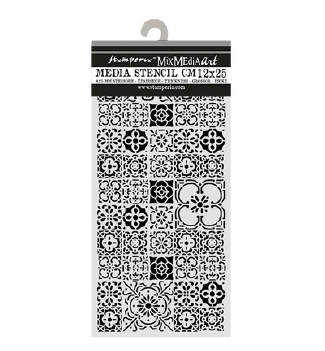 Stamperia Mask Stencil All Around Tile KSTDL160