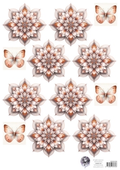 Fairybells Combi Knipvel voor Pop-Up en Decoupage Roze A 99083/008