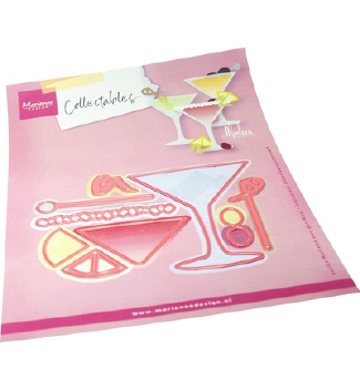 Marianne Design Collectables Martini Glass by Marleen COL1592