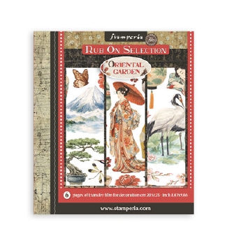 Stamperia Rub On Selection Oriental Garden DFLRBXG11