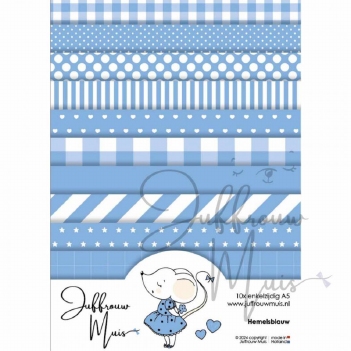 Juffrouw Muis Papierblok A5 Hemelsblauw JM-PBA5-003