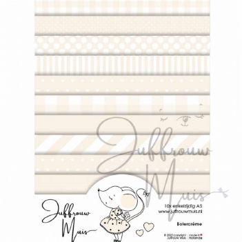 Juffrouw Muis Papierblok A5 Botercreme JM-PBA5-005