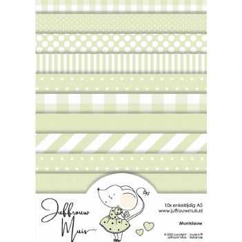 Juffrouw Muis Papierblok A5 Muntdauw JM-PBA5-006