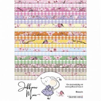 Juffrouw Muis Papierblok A4 Blossom JM-PBA4-001