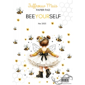Juffrouw Muis Collage Papierblok A4 Bee Yourself JM-CPPA4-001