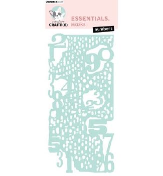 Studio Light Mask Stencil Numbers CCL-ES-MASK408