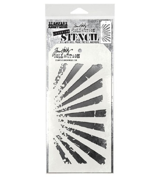 Stampers Anonymous Layering Stencil Rays THS003