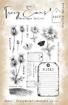 Tracy Evans Clear Stamp Explore Nature TE067