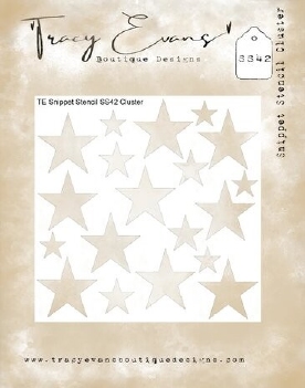Tracy Evans Mask Stencil Cluster SS042