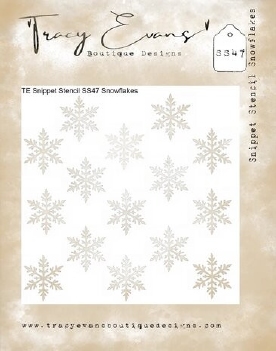 Tracy Evans Mask Stencil Snowflakes SS047