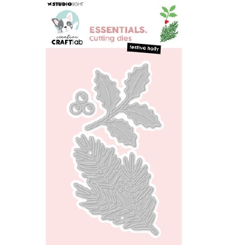 Craftlab Snijmal Festive Holly CCL-ES-CD1121