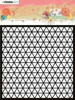 Studio Light Mask Stencil Say it with Flowers SL-SWF-MASK63*