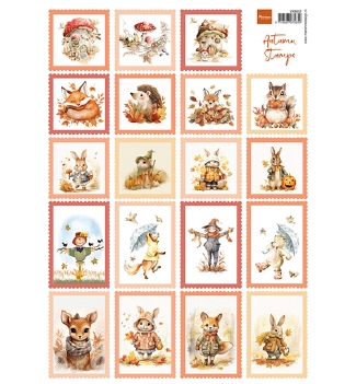 Marianne Design Knipvel Autumn Stamps VK9652