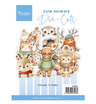 Marianne Design Die Cuts Cute Animals VK9651