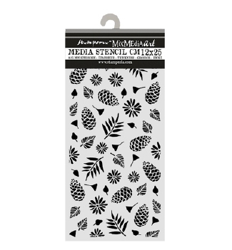 Stamperia Mask Stencil Pinecone Pattern KSTDL171