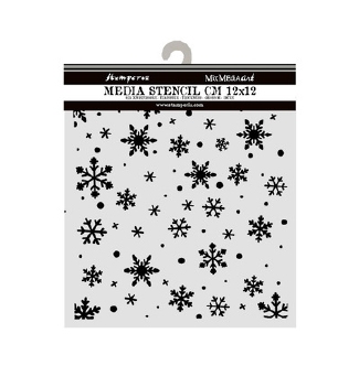 Stamperia Mask Stencil Snowflakes Pattern KSTDS73