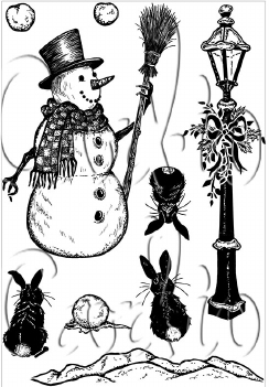 Card-io Clear Stamp Seasonal Sweep CCSTSEA-04