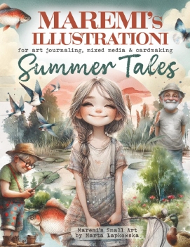 Maremi's Small Art Collage Pages Summer Tales