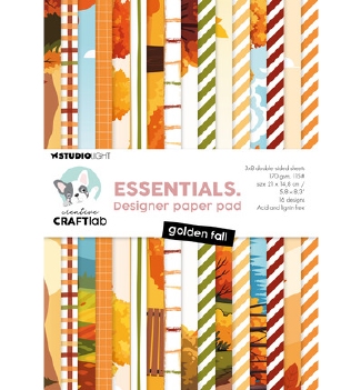 Craftlab Designpapier Golden Fall CCL-ES-DPP508