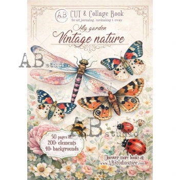 AB Studio Cut & Collage My Garden Vintage Nature