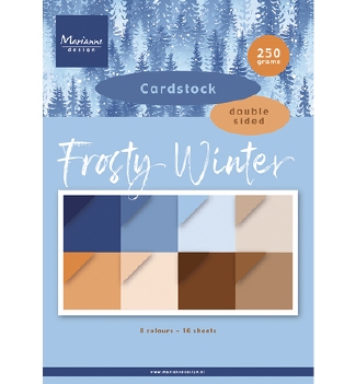 Marianne Design Paper Set Frosty Winter Cardstock PK9227