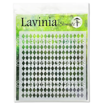Lavinia Stencil Diamond Chequerboard ST049