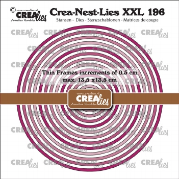 Crea-Nest-Lies set Snijmal Thin Frames Circle Smooth CLNestXXL196