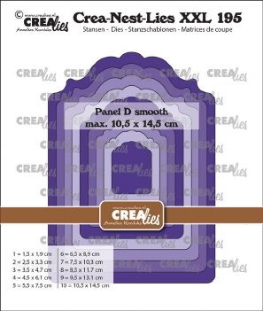Crea-Nest-Lies set Snijmal Panel D Smooth CLNestXXL195