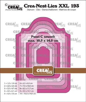 Crea-Nest-Lies set Snijmal Panel C Smooth CLNestXXL193