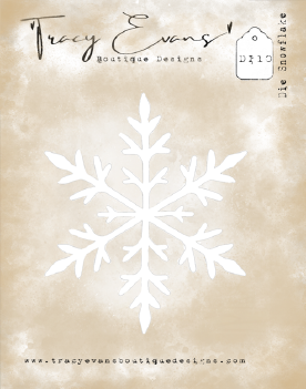 Tracy Evans Snijmal Snowflake DIE10