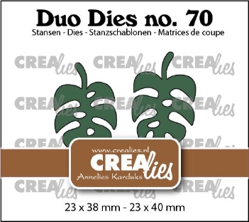 Crealies Duo Dies nr. 70 Botanical Leaves CLDD70