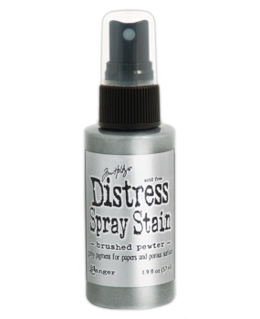 Ranger Distress Spray Stain Brushed Pewter TSS42198