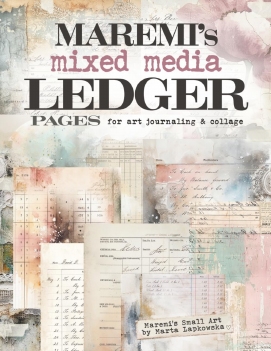 Maremi's Small Art Mixed Media Ledger Pages
