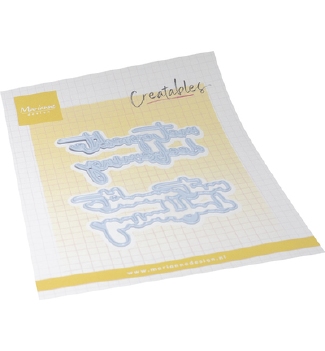 Marianne Design Creatables Met oprechte deelneming LR0986
