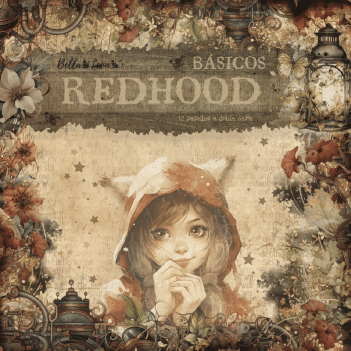 Bella Luna Crafts Papierblok Redhood Basics BLC-0041/S