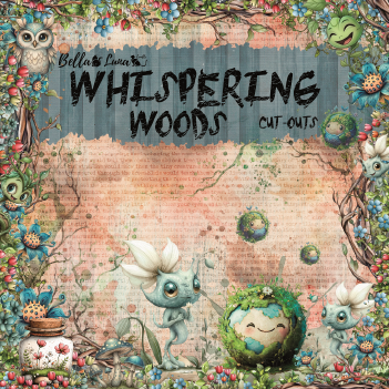 Bella Luna Crafts Papierblok Cut-Outs Whispering Woods BLC-0076/R