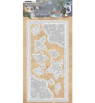 Studio Light Snijmal Jenine's Snowflake & Poinsettia JMA-VC-CD719*
