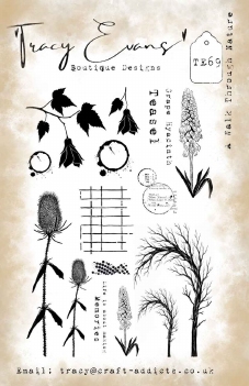 Tracy Evans Clear Stamp A Walk Through Nature TE069