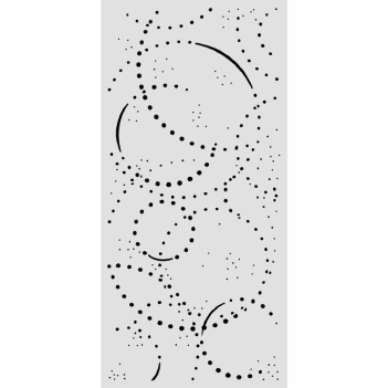 Stamperia Mask Stencil Cosmos Ink Orbits KSTDL173