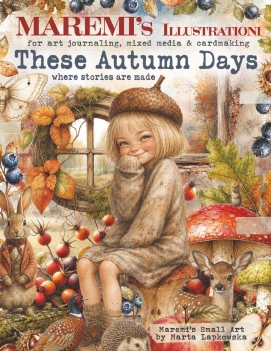 Maremi's Small Art Collage Pages These Autumn Days