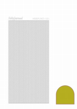 Hobbylines Sticker Mirror Yellow HLM01E