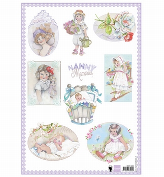 Marianne Design Knipvel Nanny Memories 1    EWK1230*