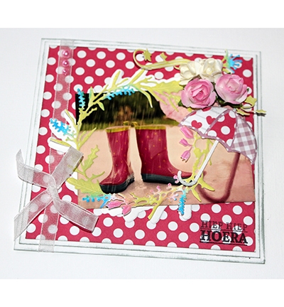 Joy Crafts Snijmal Krans Zomernatuur 6002/1064*