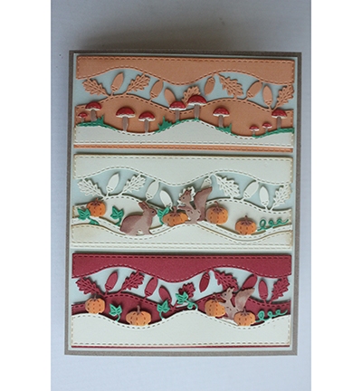 Joy Crafts Snijmal Mery's Paddestoelen, Golfrand 6002/1164