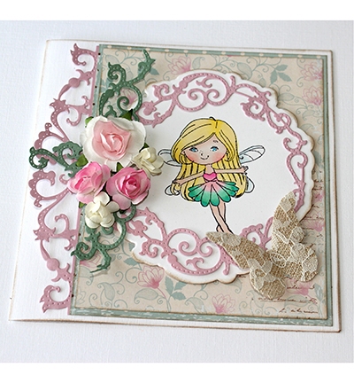 Joy Crafts Snijmal Rand met Swirls 6002/1197*