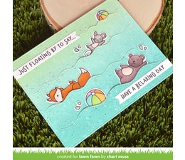 Lawn Fawn Snijmal Stitched Wavy Backdrop LF2889